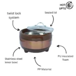 Happy Line Metallic Brown Hotpot - Image 9